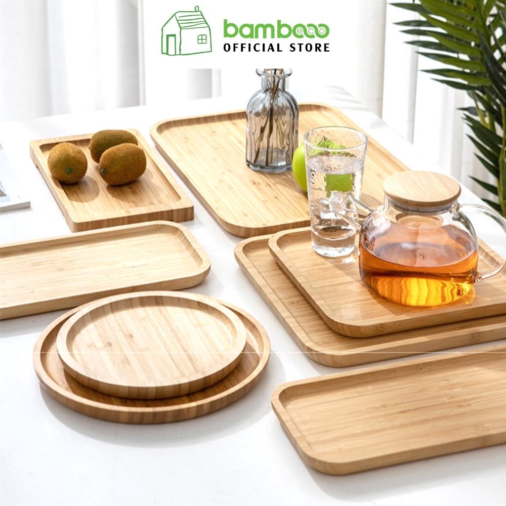 Khay tre phong cách Nhật Bản Bambooo Eco , thân thiện môi trường.