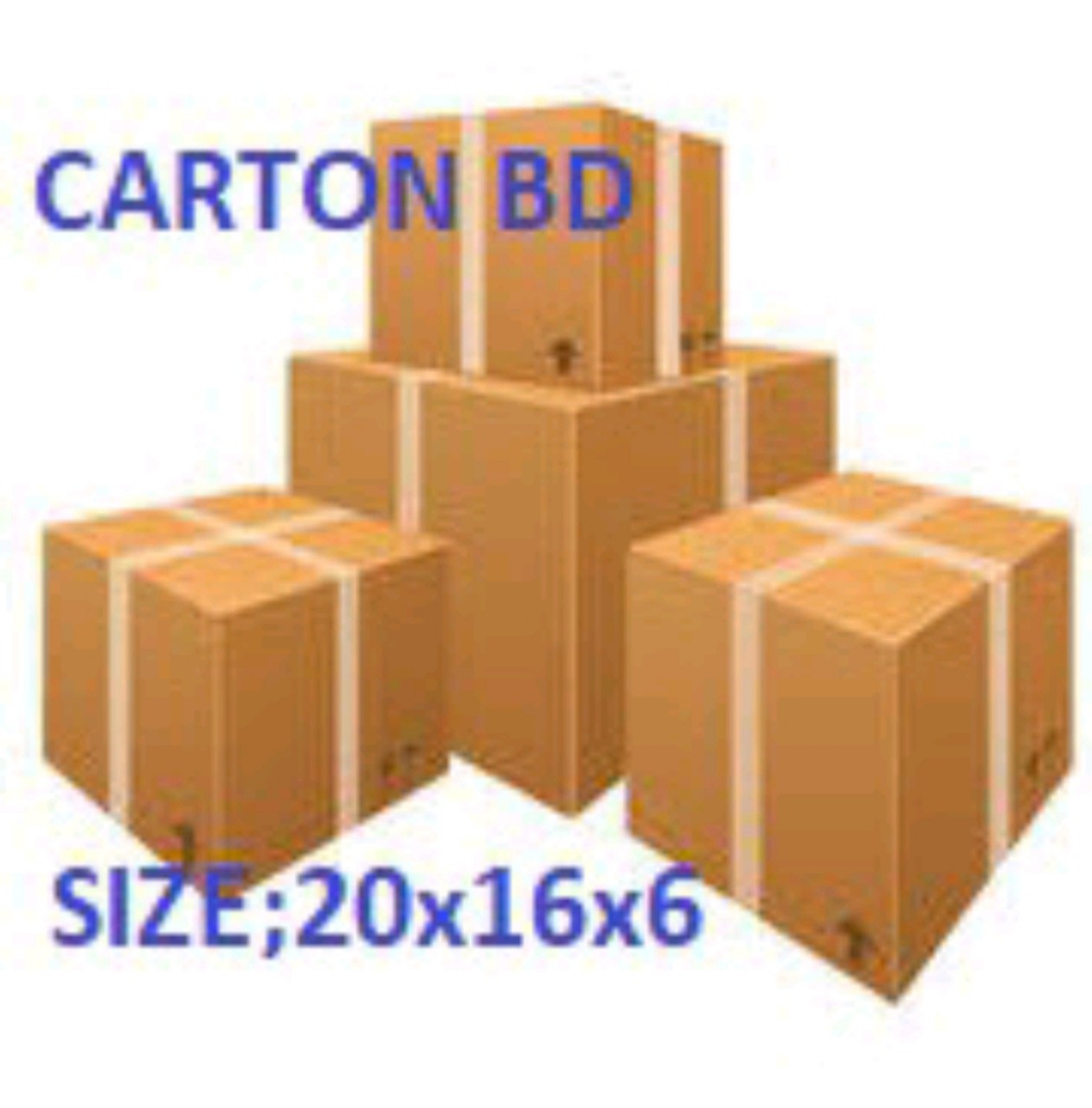 20x16x6 : bộ 50 hộp carton/ thùng carton giá rẻ