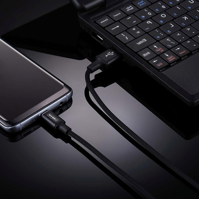 Cáp sạc nhanh Micro Usb Ossan dài 1m chíp đời mới OS-C1M100pro