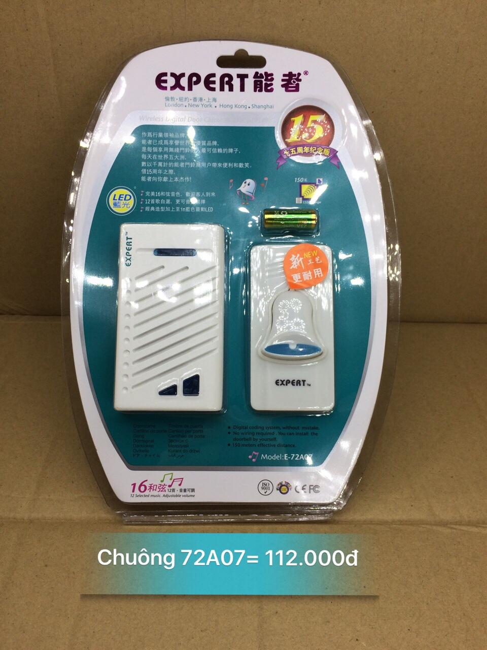 [HCM]Bộ chuông cửa không dây Expert E-72A07