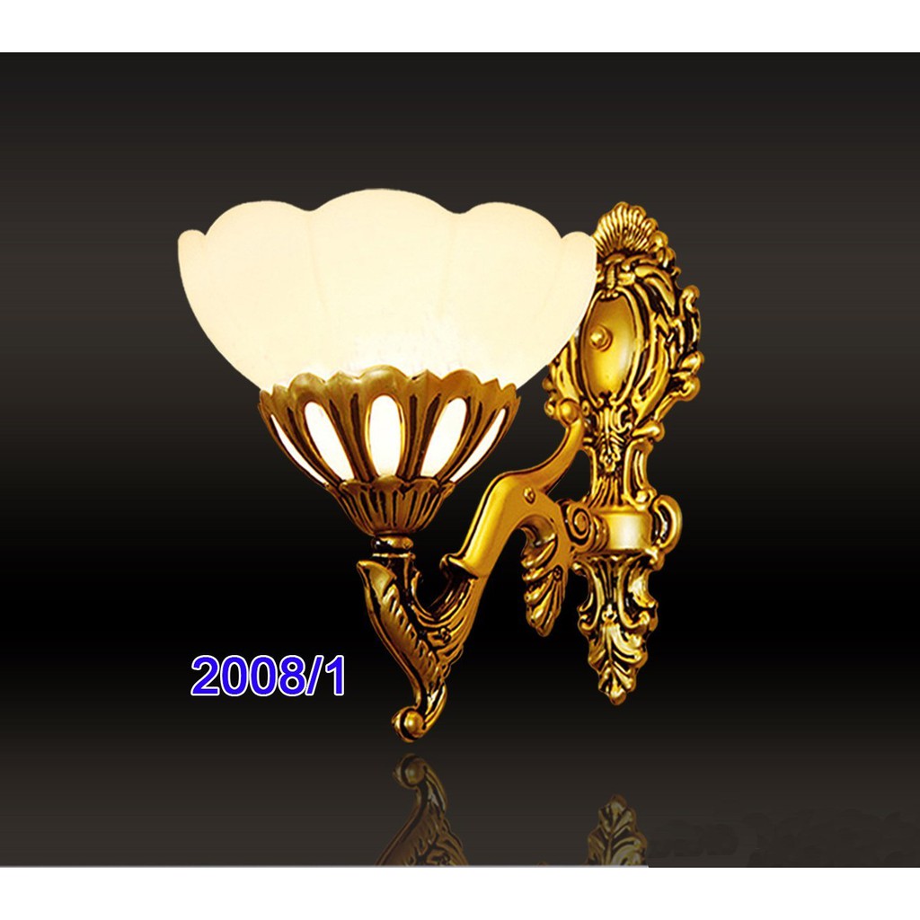 Đèn led treo tường mã 2008-1 gắn tường nhà cầu thang, phòng ngủ, ban công chao đèn hình bông hoa