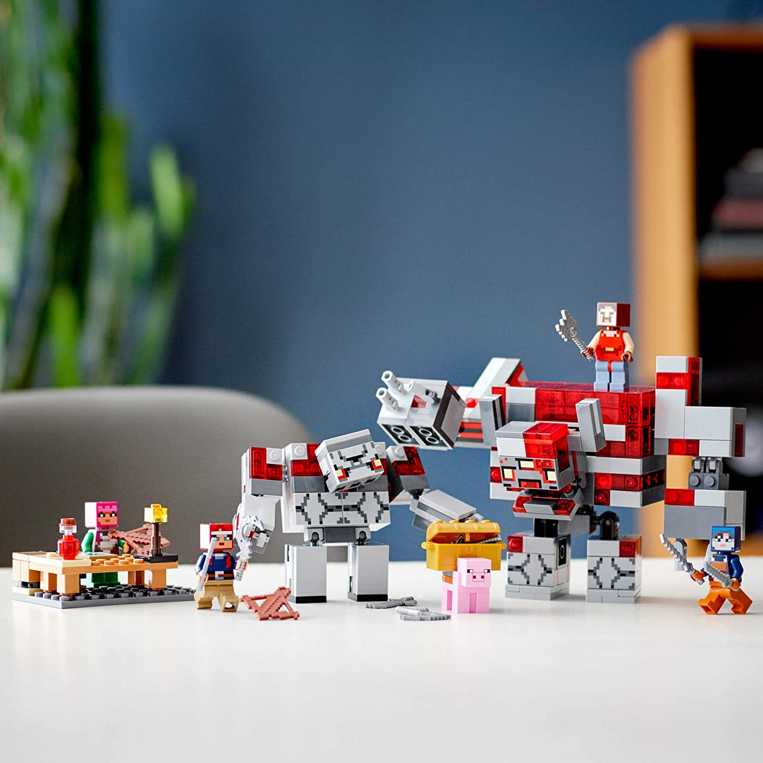 [HCM]LEGO USA Minecraft 21163 - Đại chiến đá đỏ