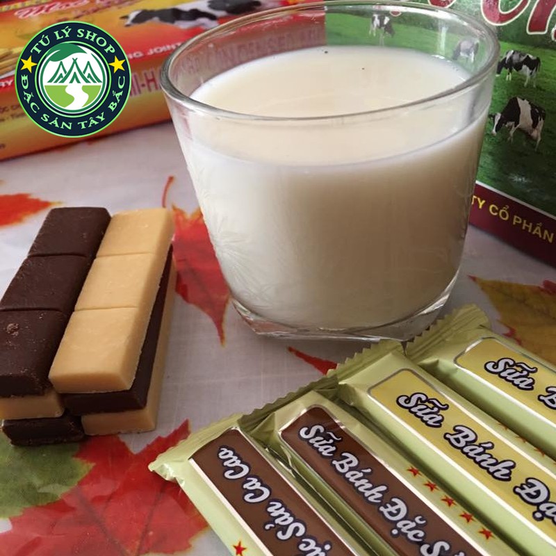 Bánh sữa Cacao Mộc Châu 200g (Bánh sữa vị Cacao)