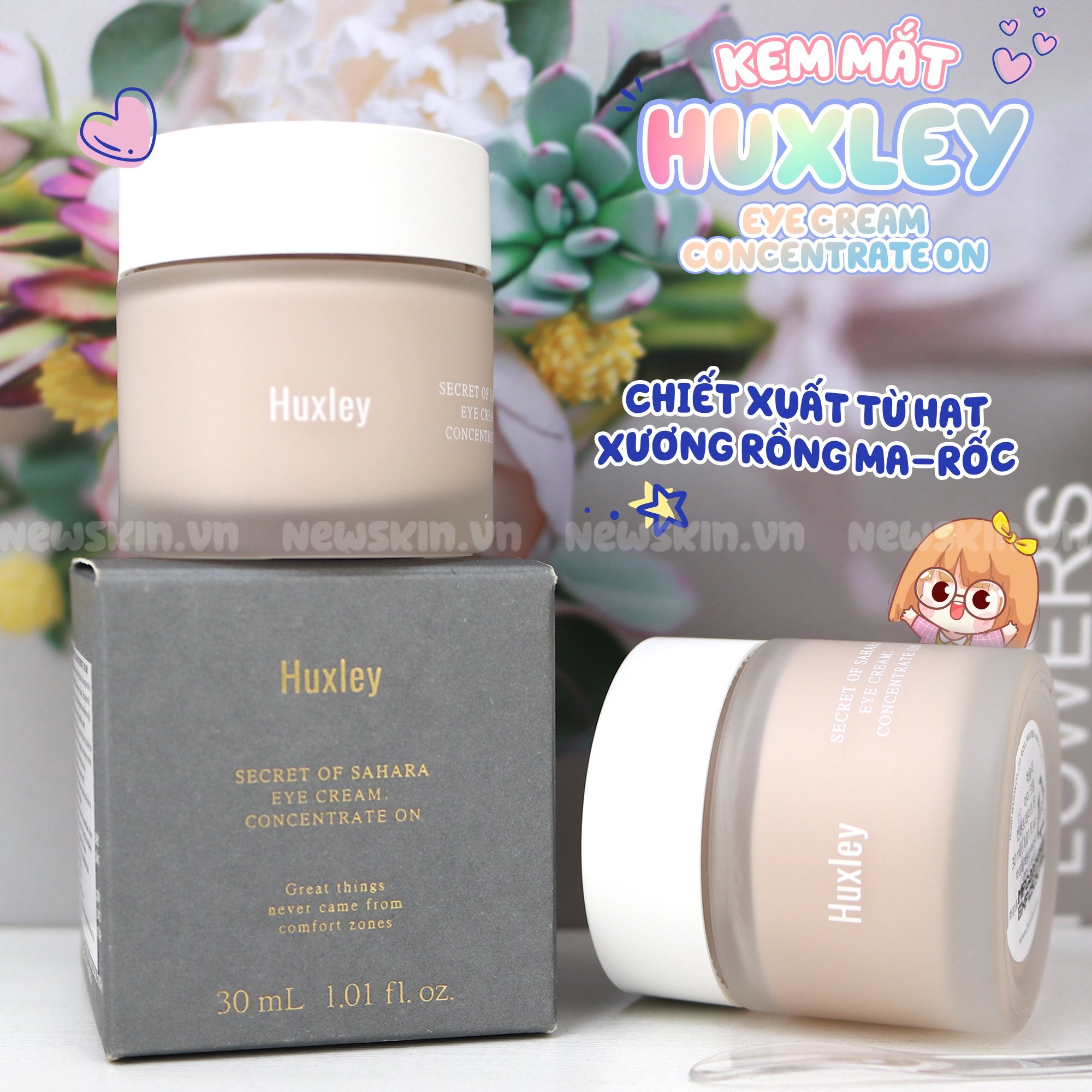 Kem mắt Huxley Eye Cream Concentrate On 30ml