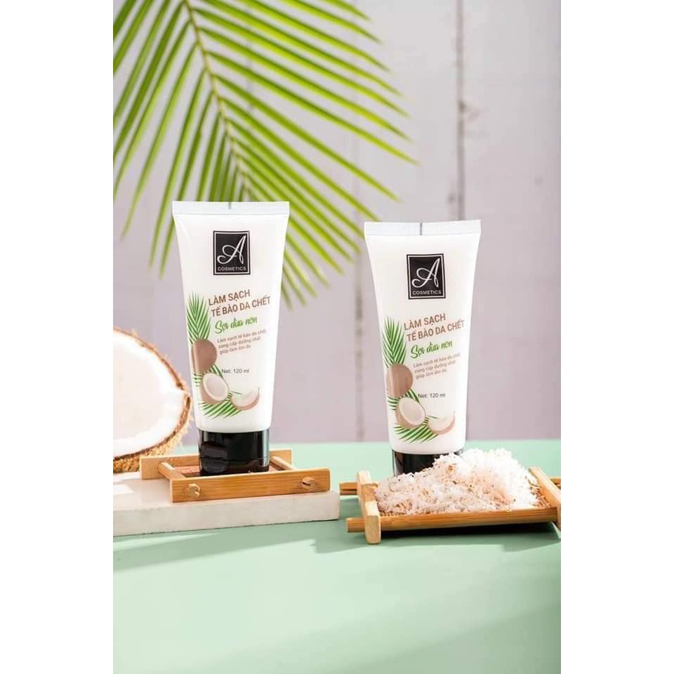 Tẩy Tế Bào Chết Sợi Dừa Non A Cosmetic 120Ml.