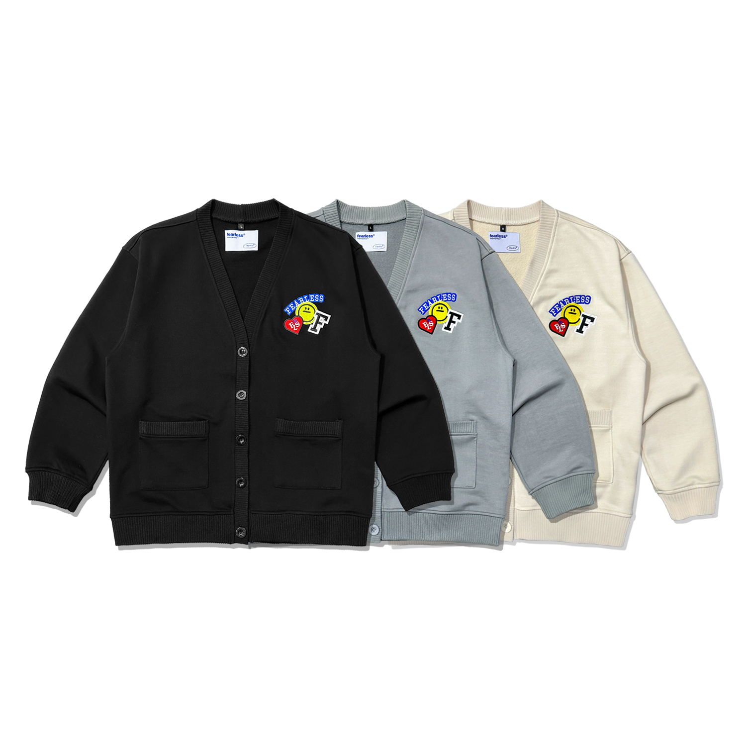 Áo khoác cardigan FEARLESS basic chân cua