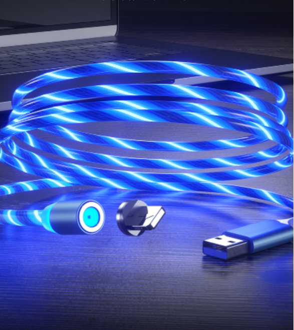 [HCM]Cáp Sạc Nam Châm Hỗ Trợ Sạc Nhanh - Độ Dài 1 Mét Tròn Xoay 360 Độ - Bọc Dù Cao Cấp - 3 Đầu SạcThông Dụng Nhất Hiện Nay