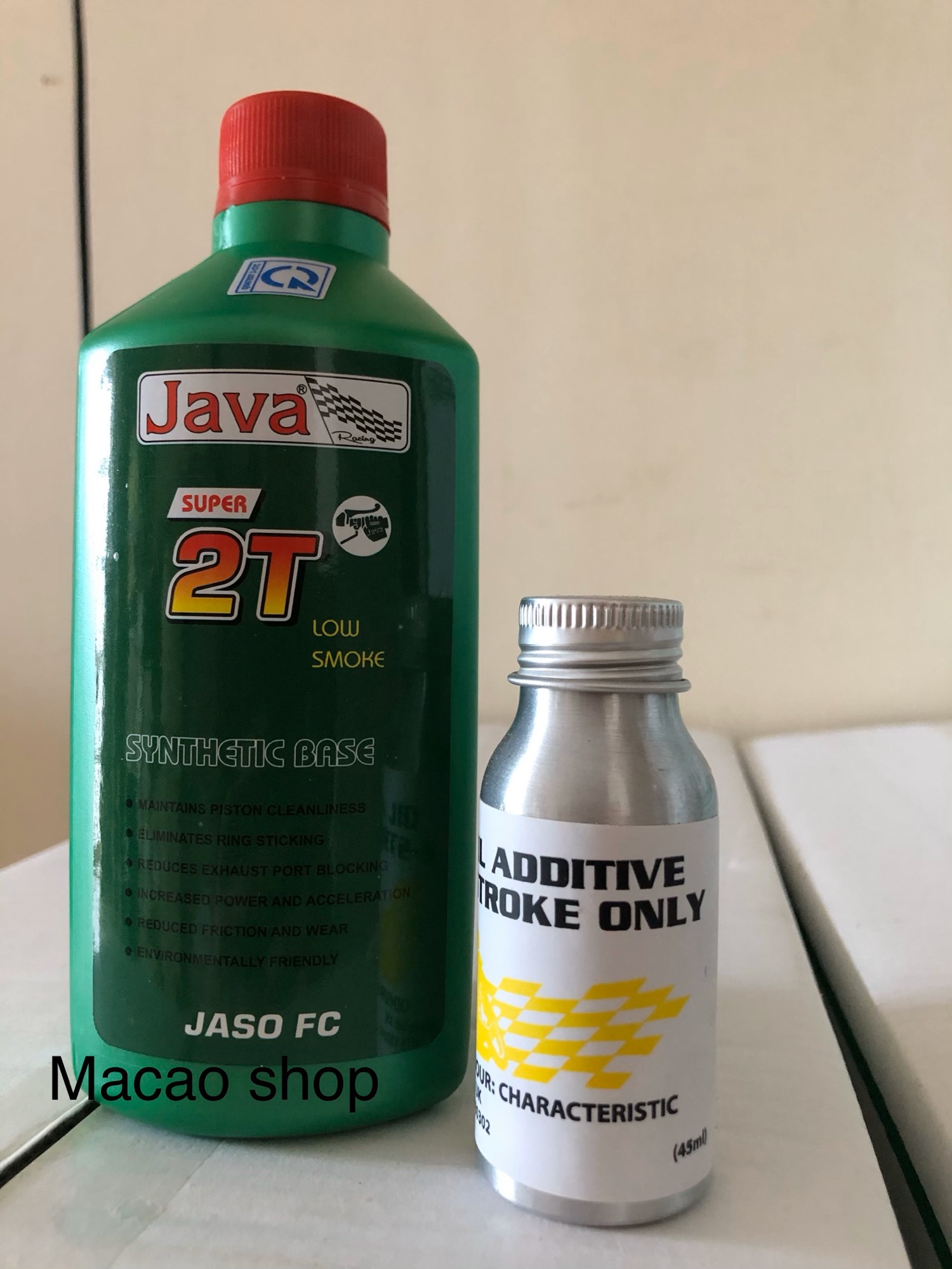 [HCM]Combo nhớt 2t Java và tinh dầu thơm ( bao sd ko cặn)