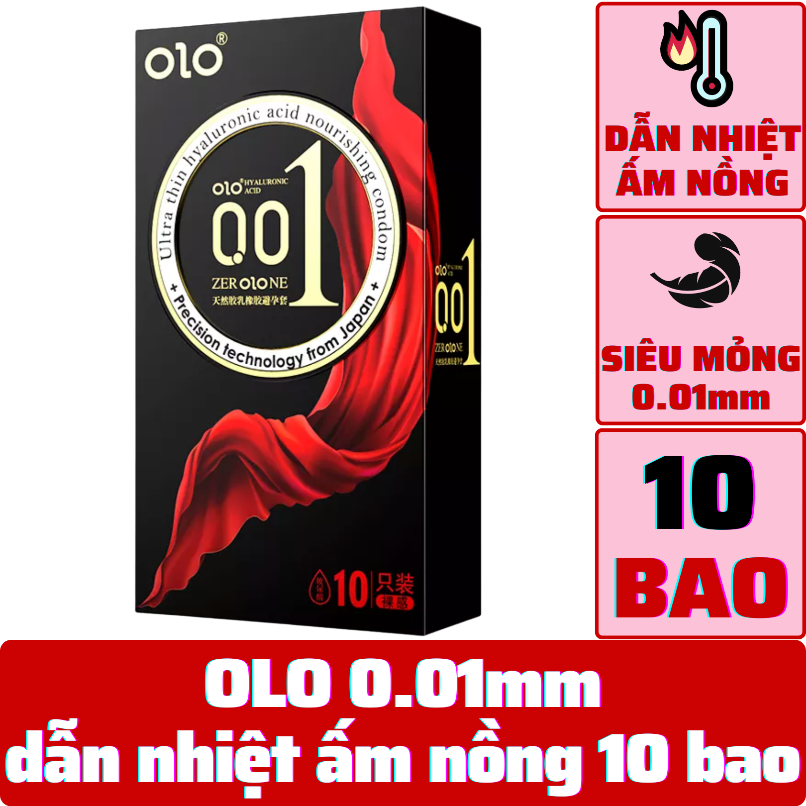 Bao cao su Durex Fetherlite SIÊU MỎNG 12 bao