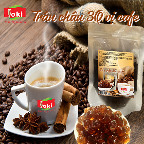 Trân châu 3Q vị cafe Yoki