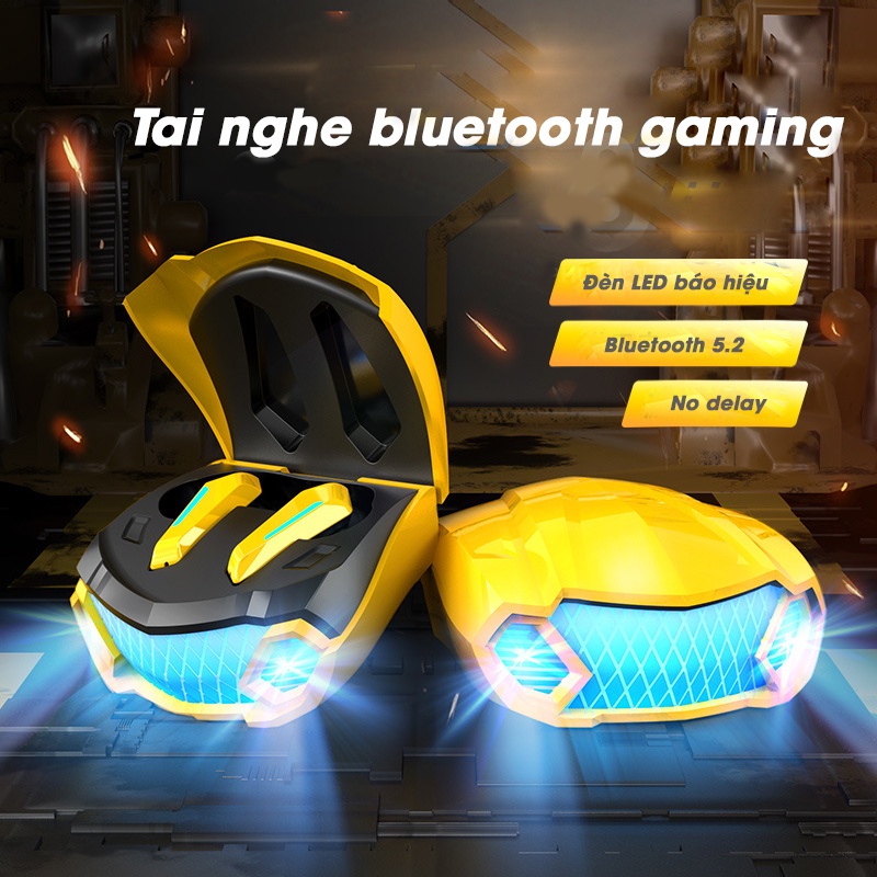 Tai Nghe Gaming M5 PRO Bluetooth Không Dây Thế Hệ Mới, Siêu Phẩm Tai Nghe Gaming Thiết Kế Phong Cách Thể Thao