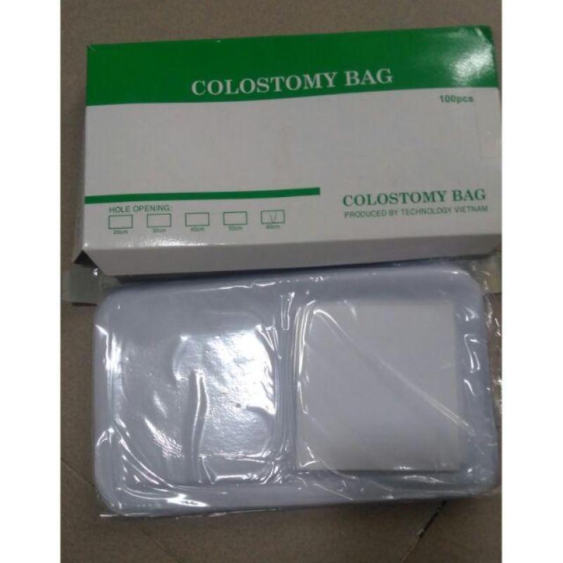 ▽✵  Hộp 100 túi hậu môn Colostomy Bag - Mẫu mới Coconut Ostomy Bag