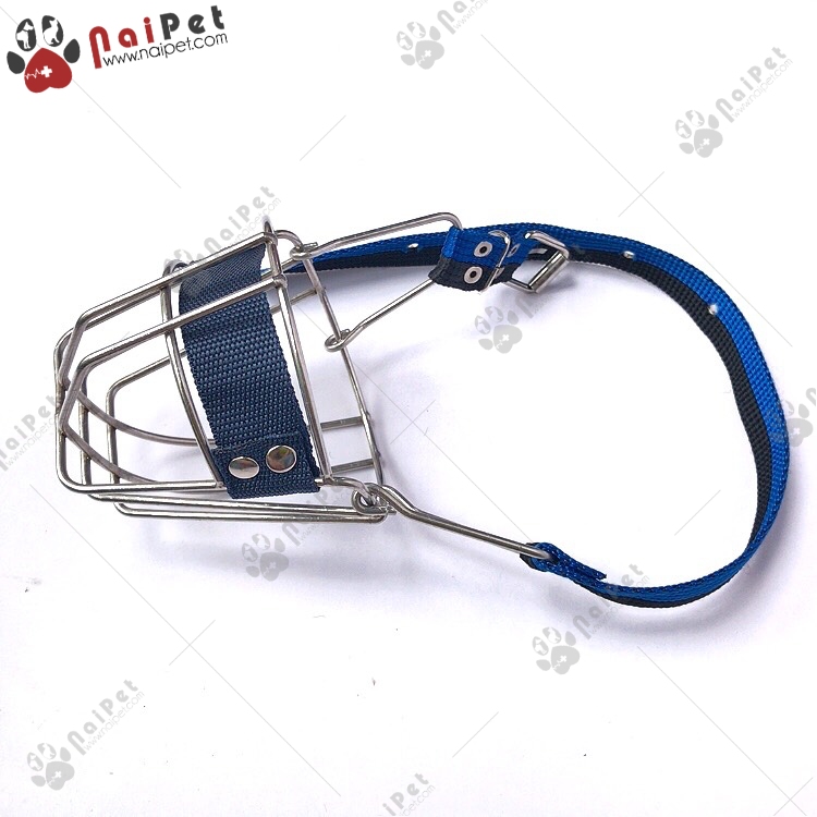 Rọ Mõm Chó Inox Đai Vải Dù RM005
