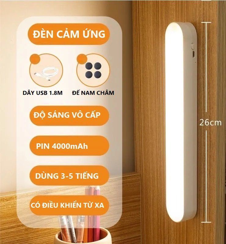 Đèn led để bàn học điều chỉnh độ sáng đèn để trên bàn làm việc, để học bài, đọc sách, chiếu sáng