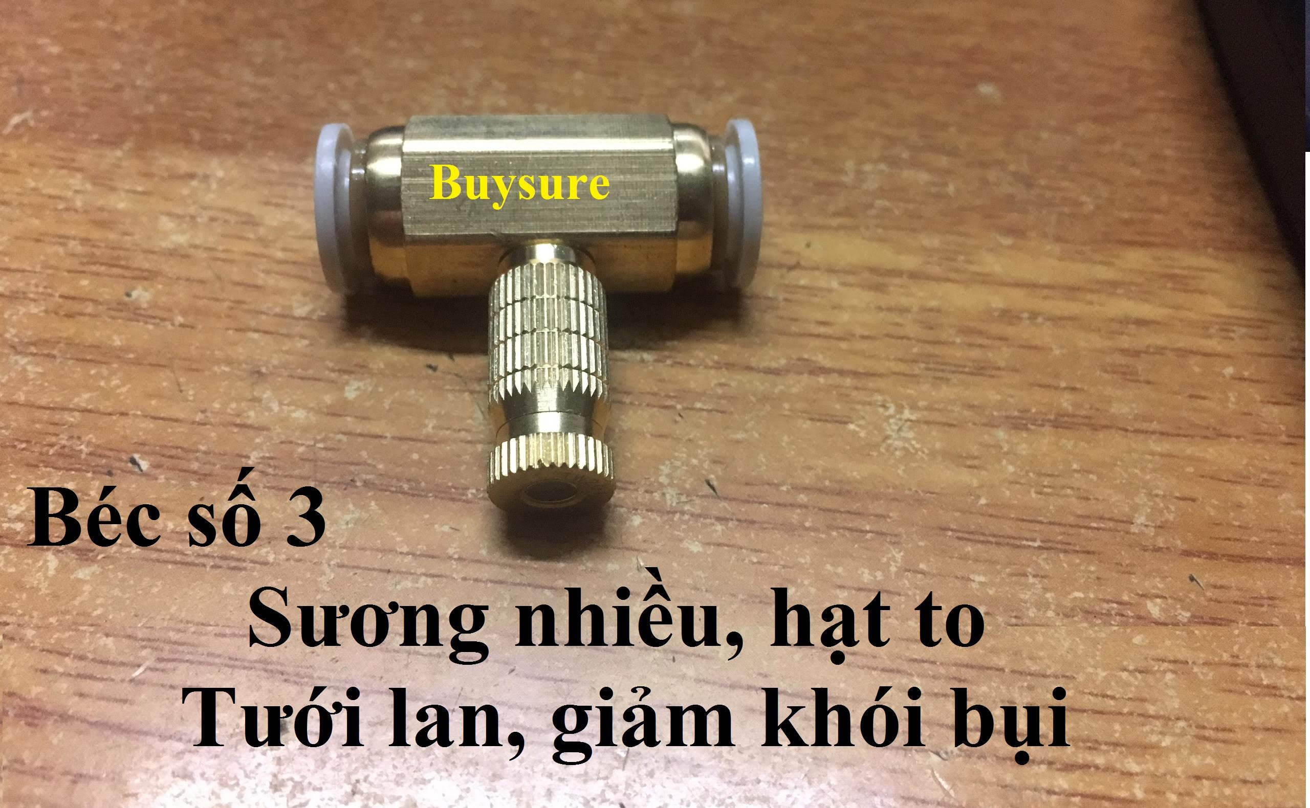 Bộ 6 nối béc phun sương bằng đồng cao cấp( 5 giữa + 1 cuối )
