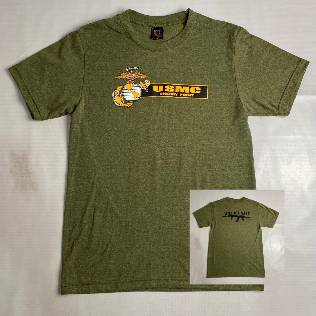 Áo thun đúc 3D in hình phong cách lính Us.army
