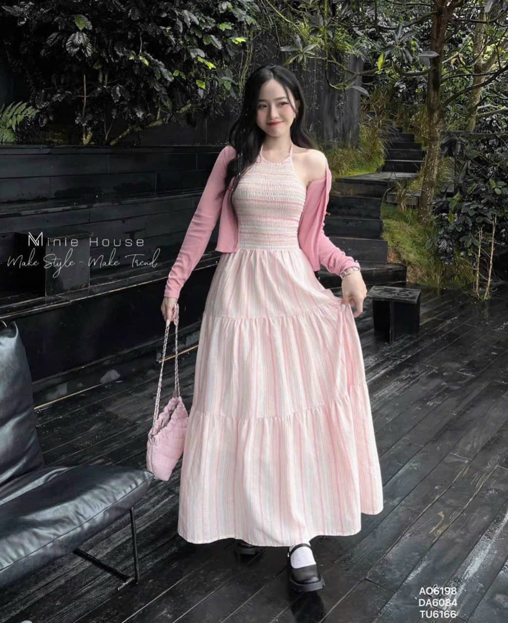 váy yếm xòe caro cá tính - VN353 - TRẮNG | thoitrangxitin.com
