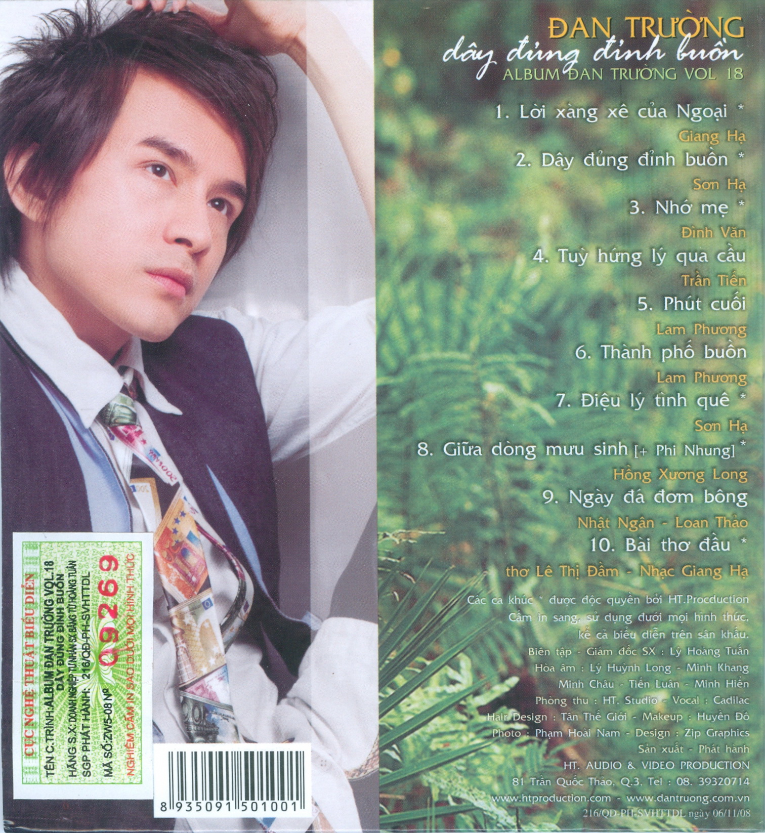 bộ 6 cd nhạc đan trường vol 16-20