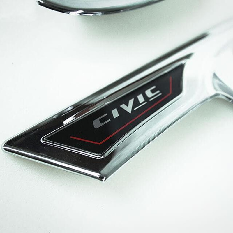 Bộ 4 ốp cầm tay cửa ( ỐP TAY)  ô tô LOẠI DÀY bóng đẹp dùng cho xe HONDA CIVIC 2016-NAY