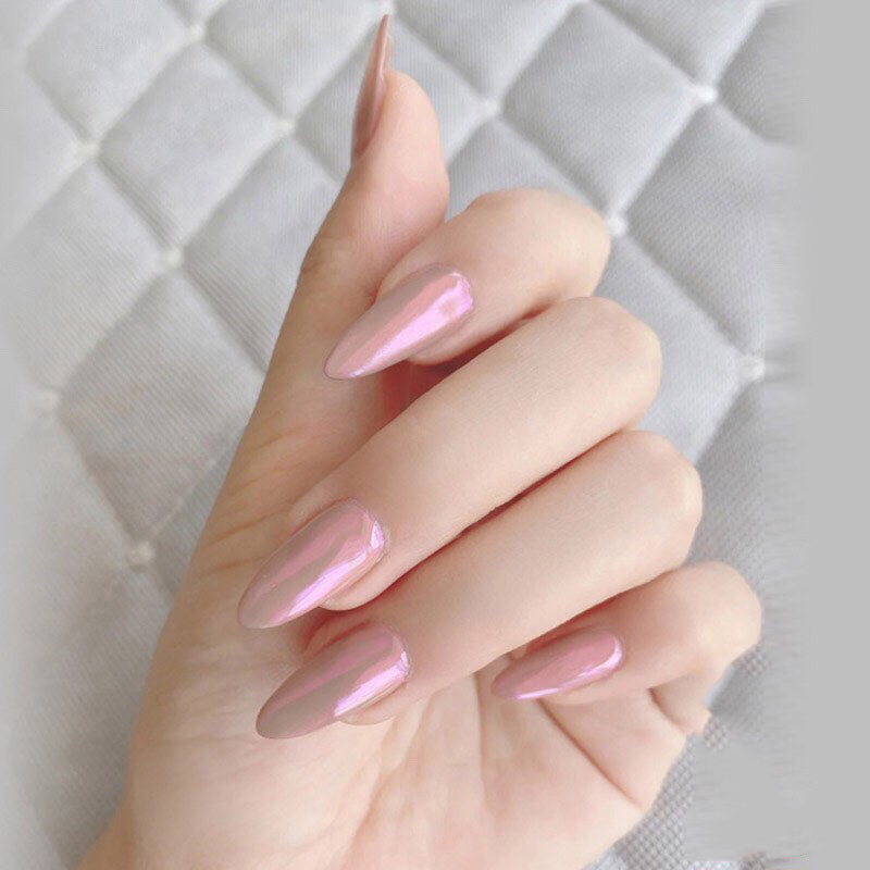 Móng giả thiết kế - Nailbox tráng gương - A194