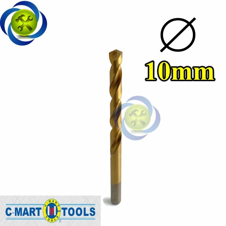 Mũi khoan sắt 10mm c-mart a0100-10 - c-mart a0100-10