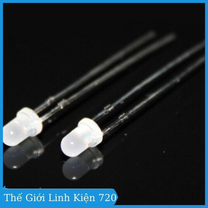 Gói 100 Con Led Đục 3mm