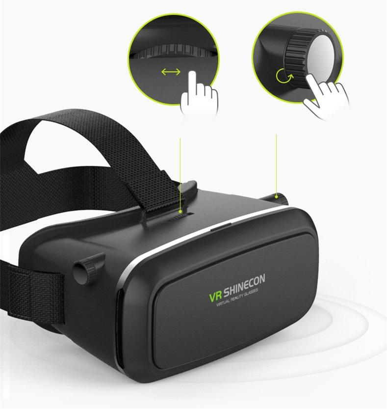 Kính VR Shinecon cao cấp hỗ trợ xem video 3D trên điện thoại