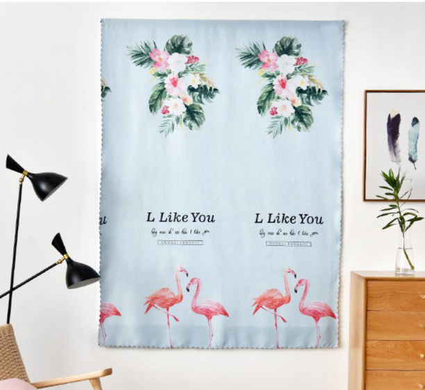 Rèm dán cửa không cần thanh treo size 1m x 2m