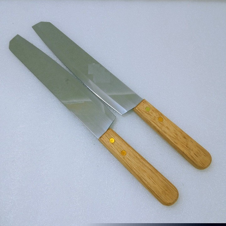 Fruit paring knife stainless steel wooden handle, meat slicers paring fruit super durable