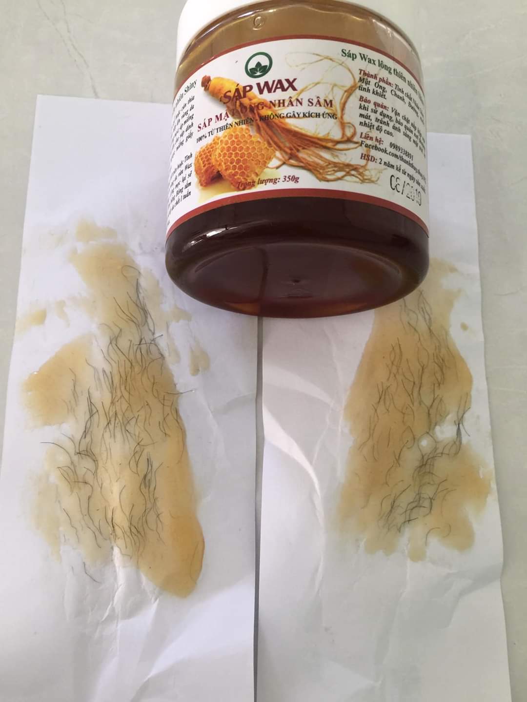 COMBO Sáp Wax Lông Lạnh(Nhân Sâm Shiny Handmade)