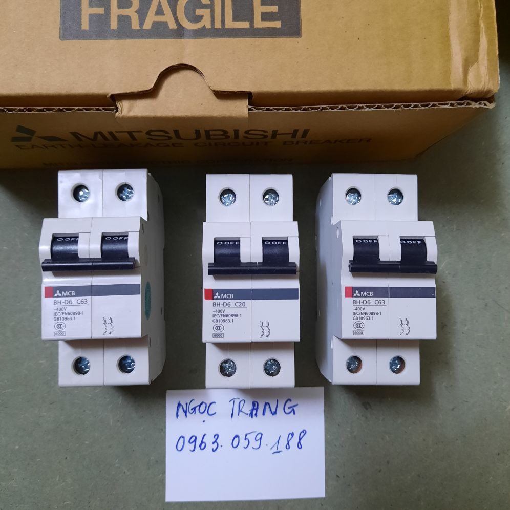 Aptomat 2 Pha Misubishii - Giá 1 Chiếc