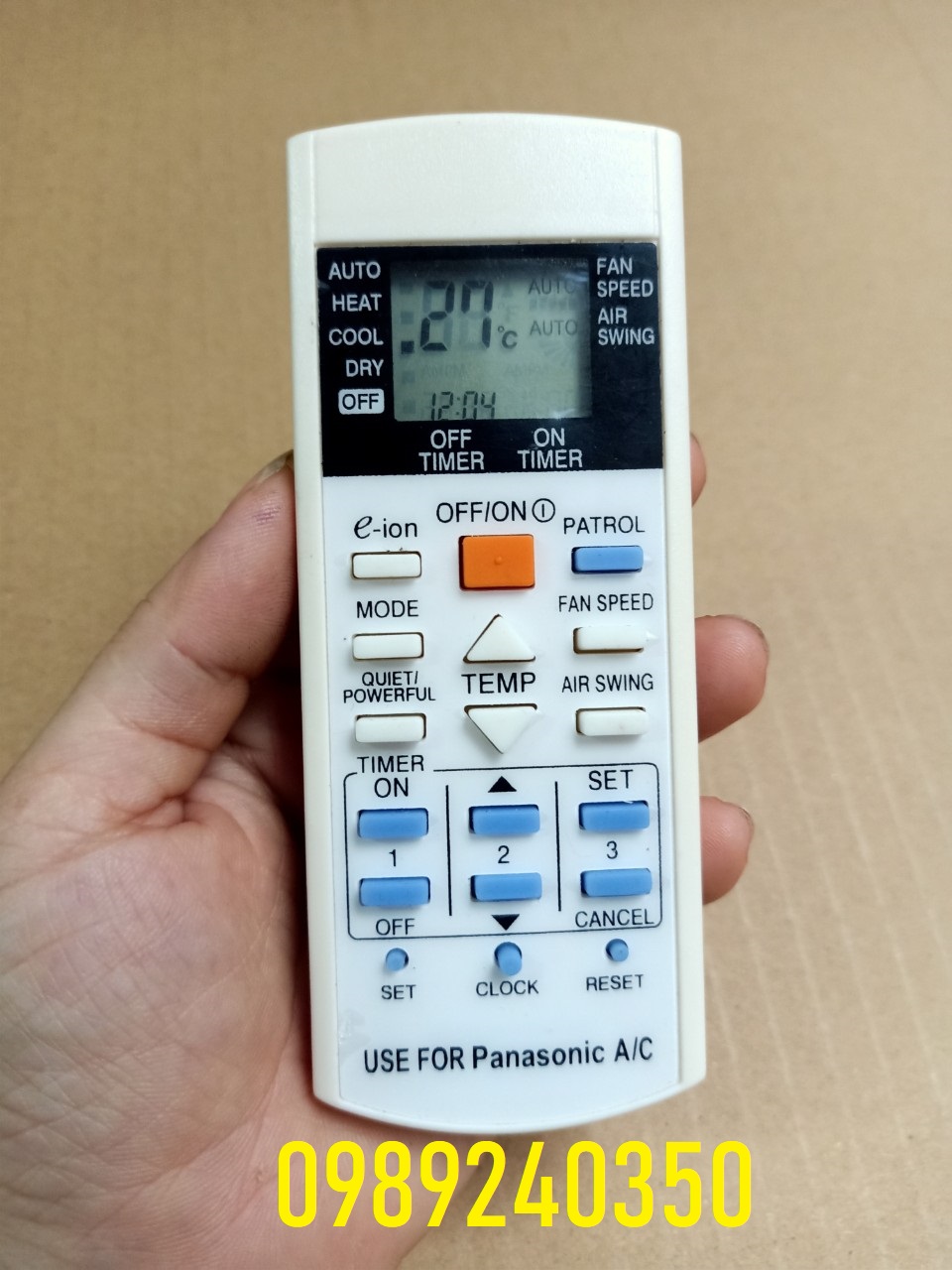 Remote điều khiển điều hòa máy lạnh Panasonic