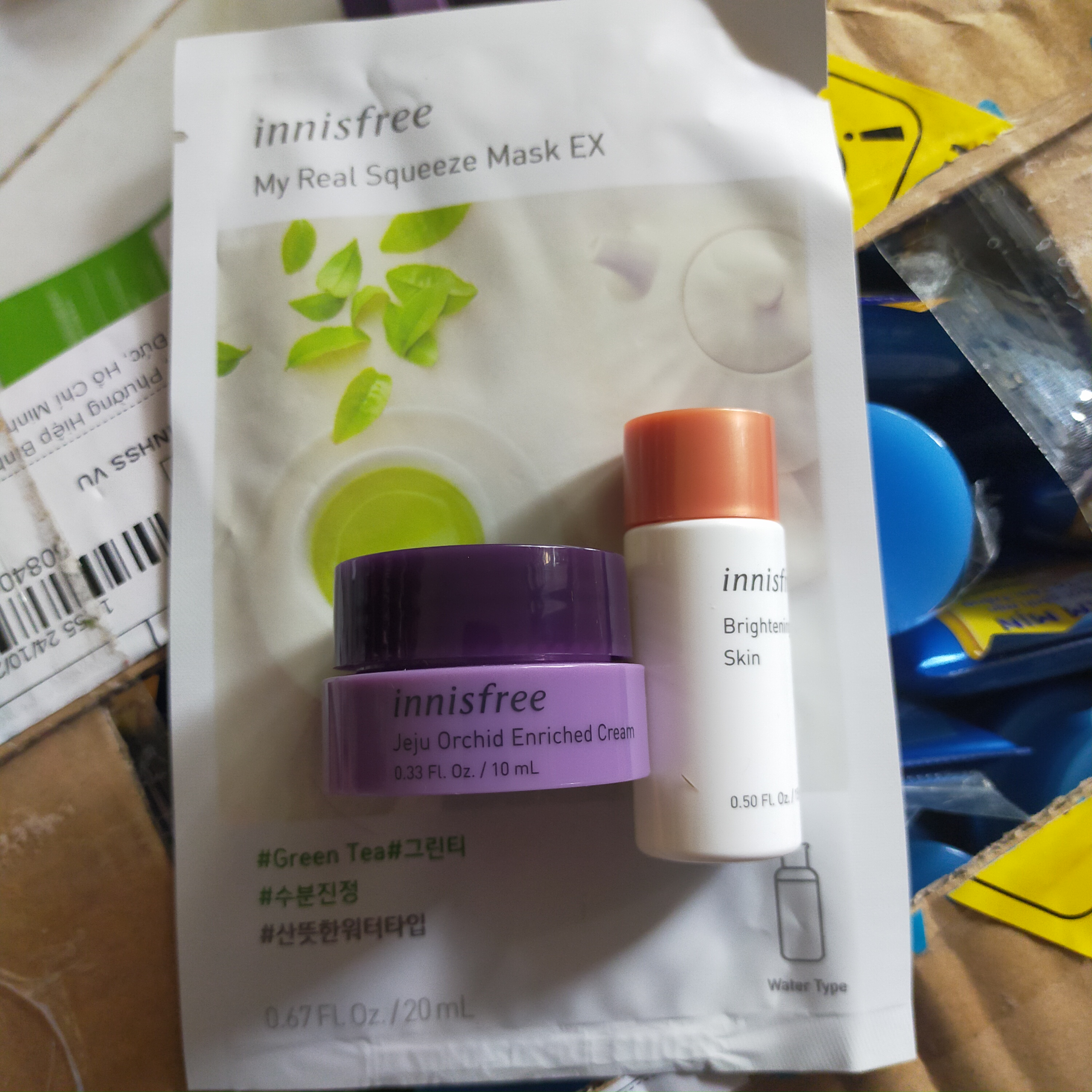 Bộ kit 3 sản phẩm INNISFREE hàng dùng thử