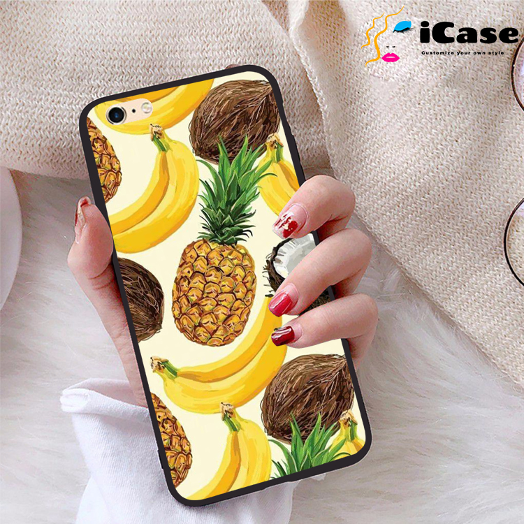 Ốp lưng iPhone 6 Plus viền dẻo TPU BST Trái Cây