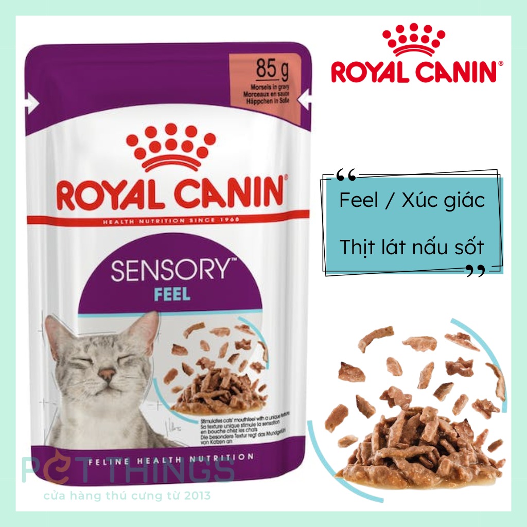 Pate royal canin sensory cho mèo kén ăn 85gr -
