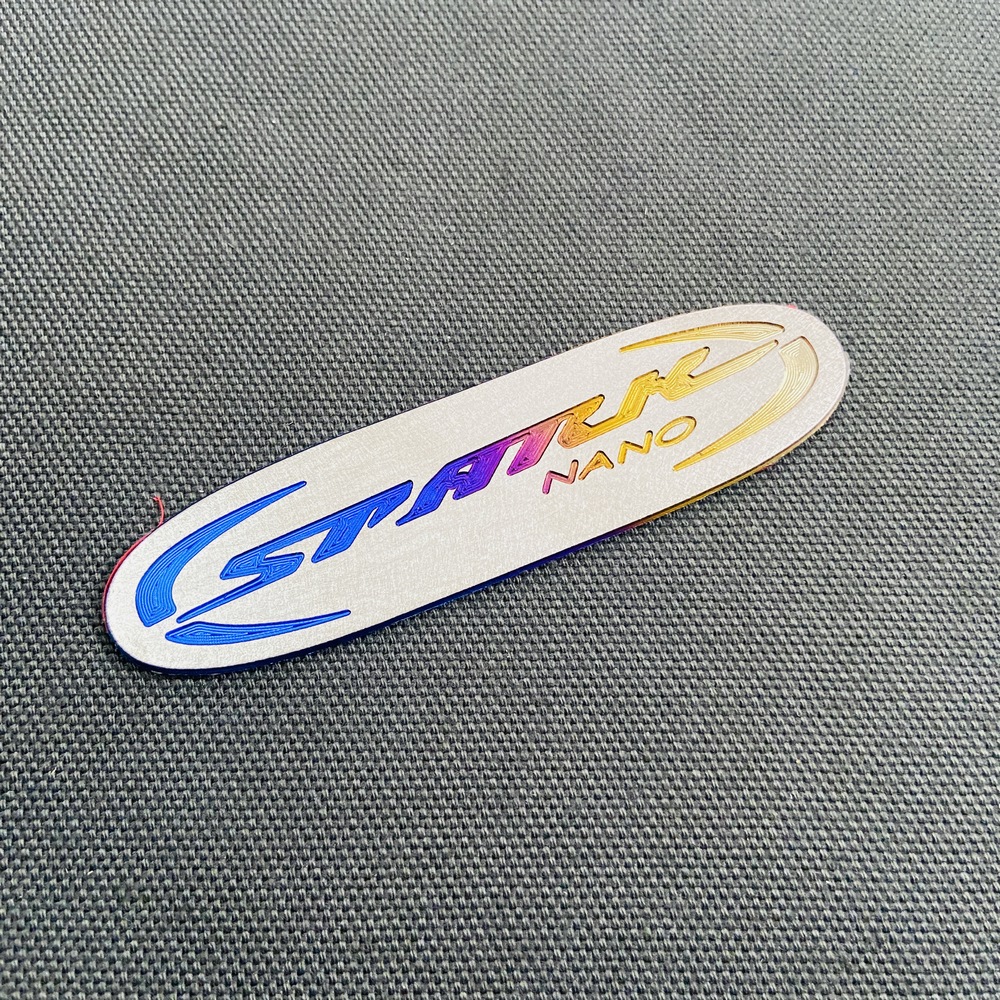 [HCM][XUỐNG TIỀN] TEM TITANTEM HUY HIỆU LOGO SPARK NANO DÁN TRANG TRÍ XEĐIỆN THOẠILAPTOP KEO 3M SIÊU DÍNH (TITAN)