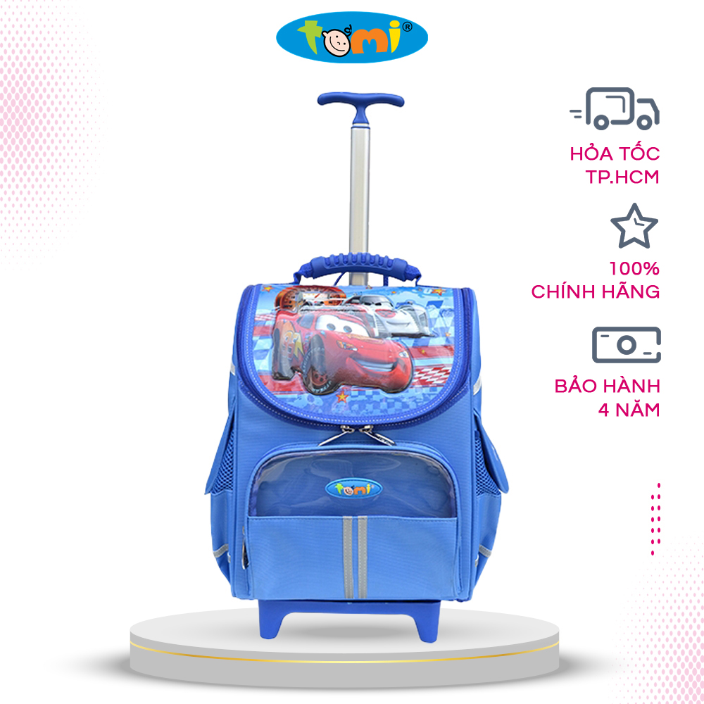 [Hình ngẫu nhiên] Ba lô kéo bé trai bé gái Tomi 8C