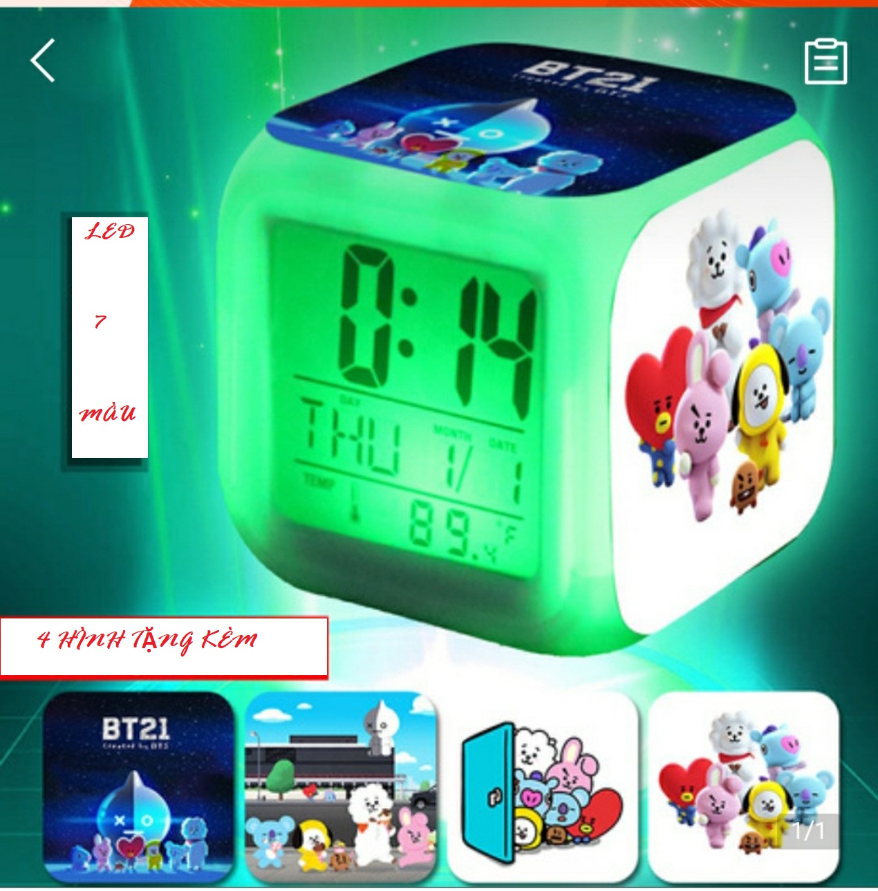 [HCM]ĐỒNG HỒ BÁO THỨC TFBOYS,BTS,BLACKPINK