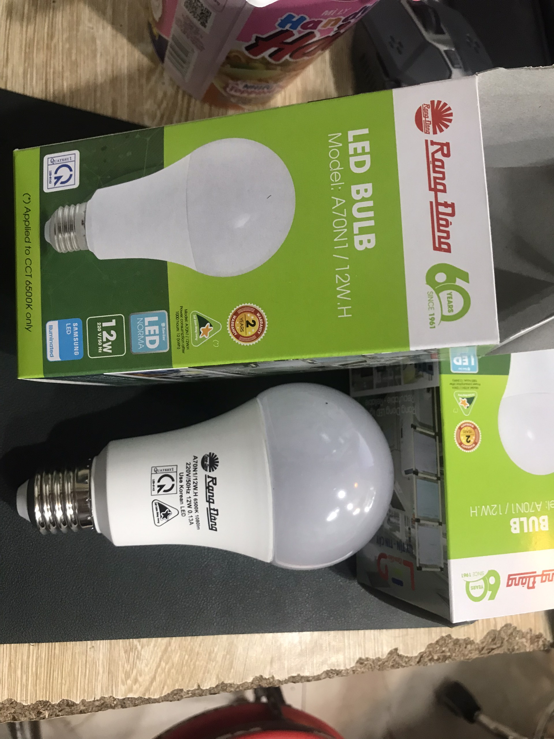 Bóng Led Bulb Tròn 12W Rạng Đông