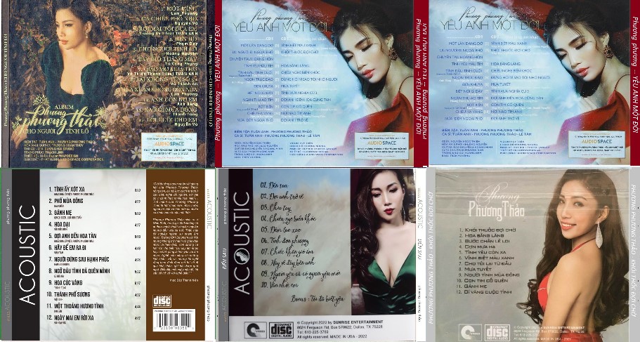 Bộ 6 Đĩa CD phương phương thảo