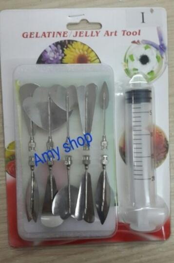 Bộ 10 kim làm thạch rau câu 3D