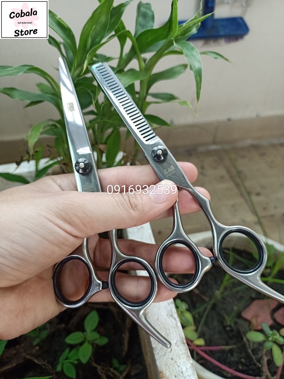 Bộ kéo cắt tỉa tóc Kai Nhật (có tặng bao da đi kèm) - Gia Dụng Nhật - Cobala Store