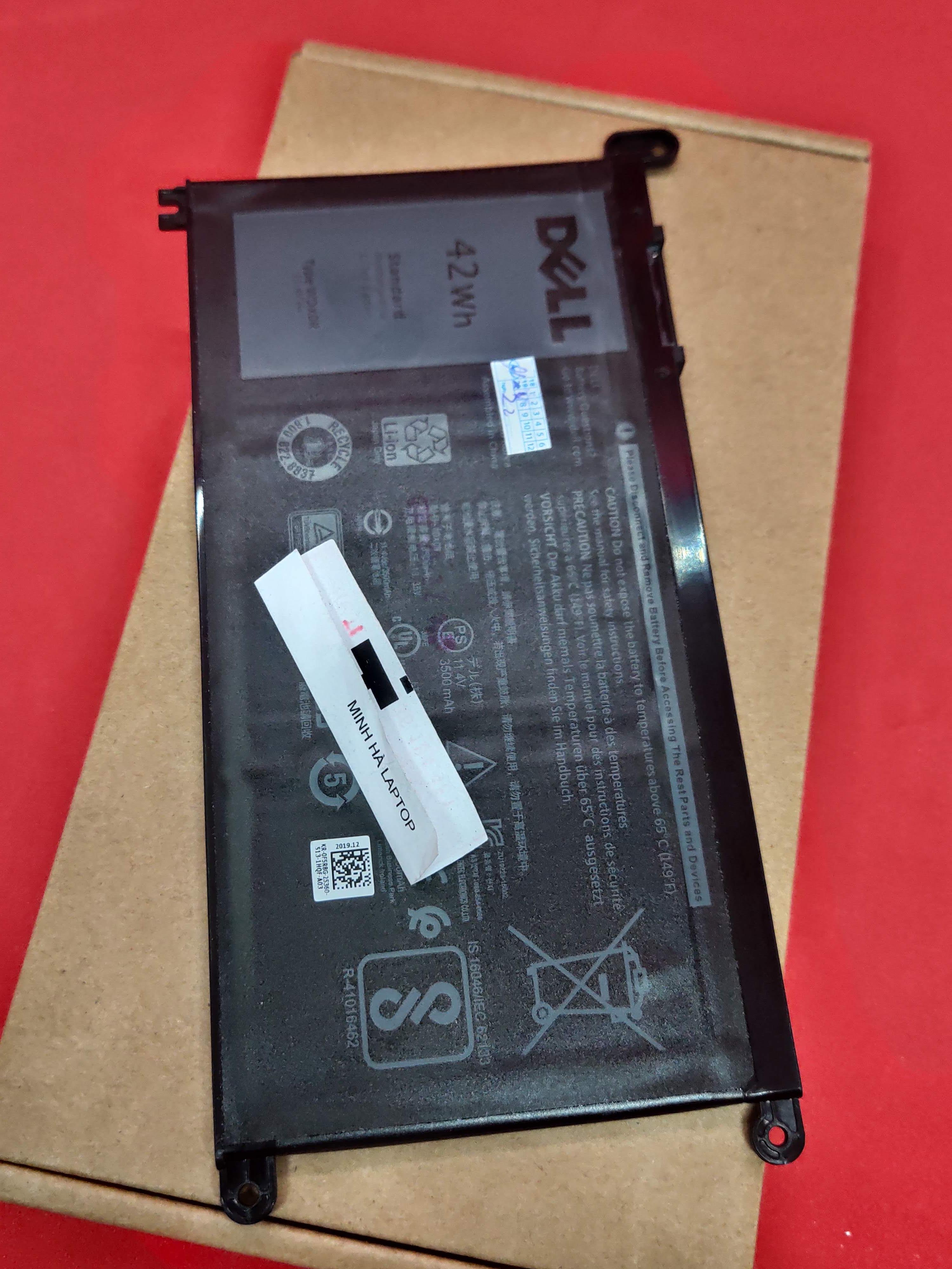 Pin laptop Dell WDXOR Series Zin có logo Dell loại tốt