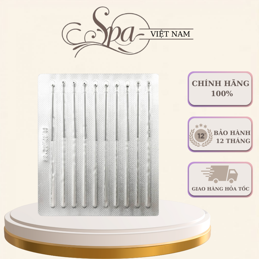 Kim đốt nốt ruồi | bộ kim dùng cho máy | đốt nốt ruồi vỉ kim đốt | đầu tim tù vỉ kim dài dùng trong spa thẩm mỹi
