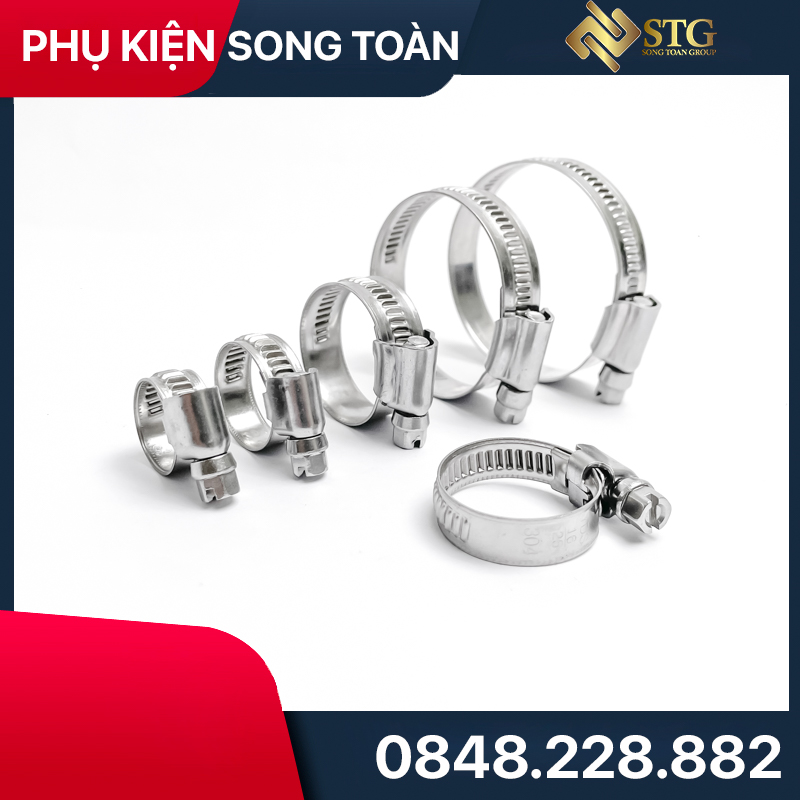 304 Stainless Steel Goat Neck, 304 Stainless Steel Screwed Pipe Clamp
