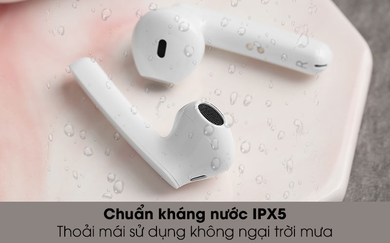 Tai nghe Bluetooth True Wireless Mozard DT19 Trắng