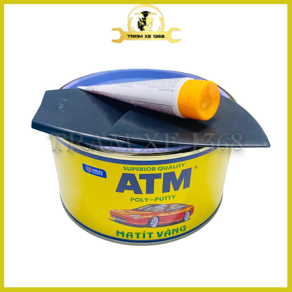 Bột Chét Matit Vàng ATM Lon 1KG (có chiết lẻ 200g)