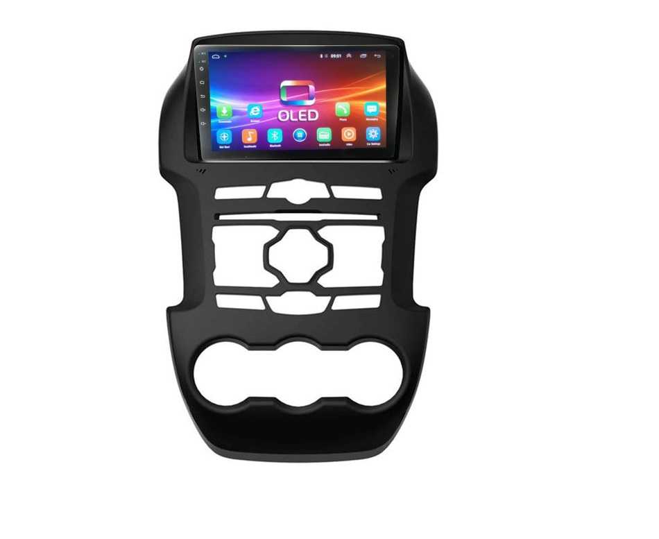 Mặt dưỡng màn hình android cho xe ford ranger 2011-2016 kèm dây nguồn zin theo xe