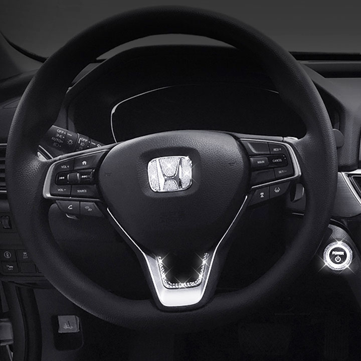 Logo Đính Đá Gắn Vô Lăng Honda
