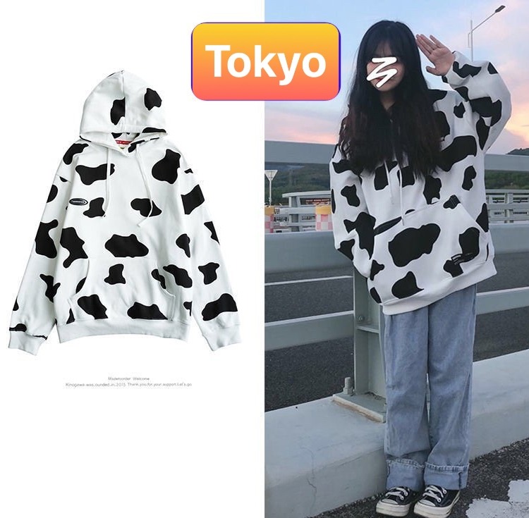 ÁO KHOÁC HOODIE NAM NỮCHẤT DÀY PHOM FROM RỘNG CHỐNG LẠNH, NẮNG, NÓNG ĐÔNG HÈ UNISEX BÒ SỮA NƯỚC ÚC VÀ NHẬT BẢN 2021 - TOKYO FASHION